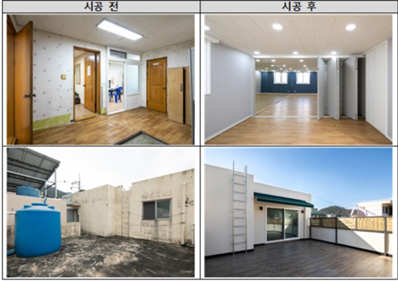 반송동 화송경로당 리모델링