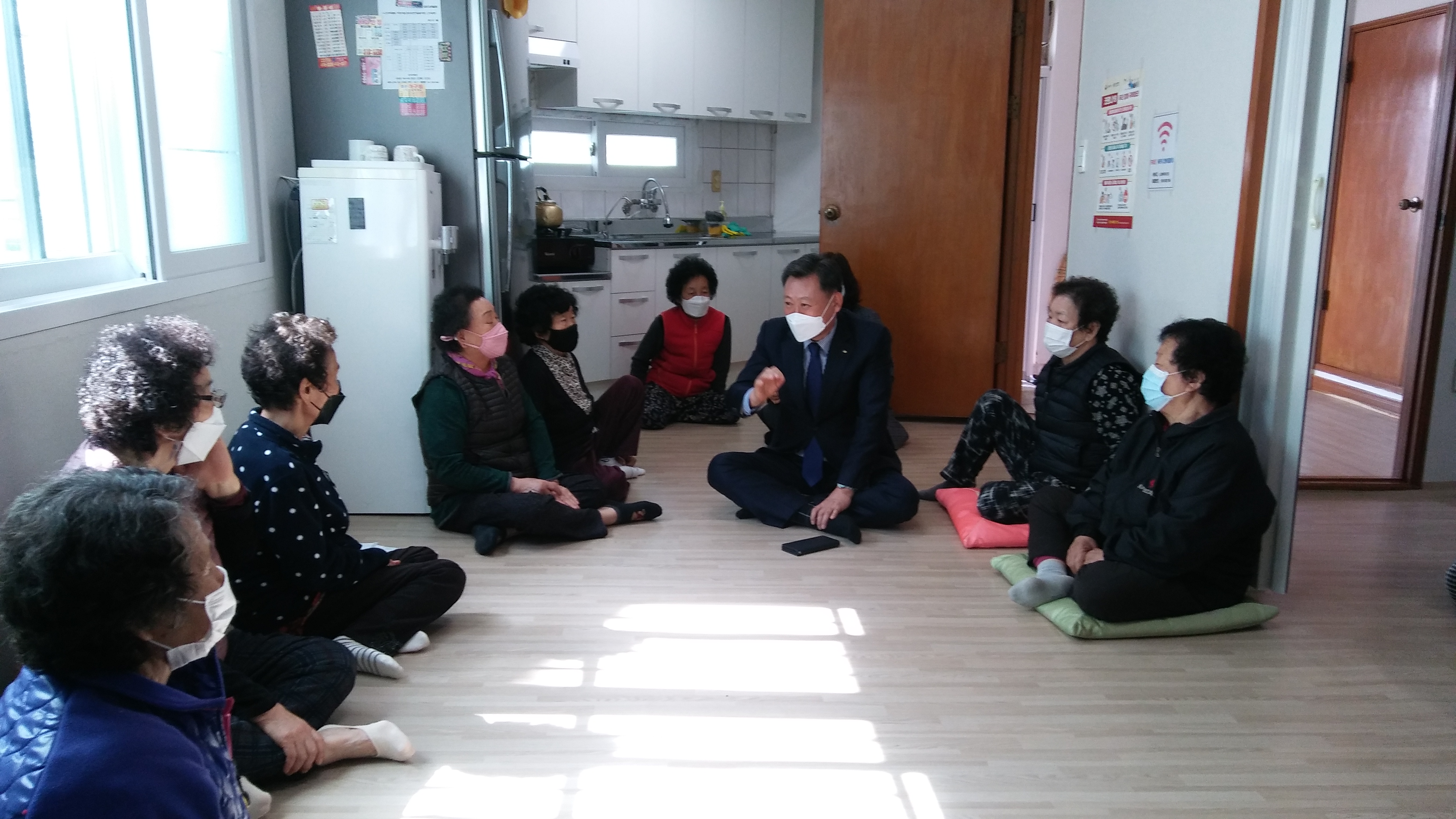 영도구청장 경로당 순방