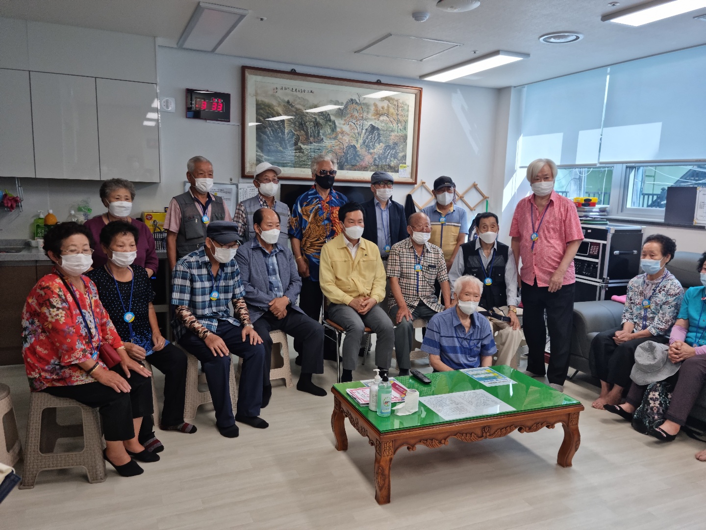 경로당 방문 격려