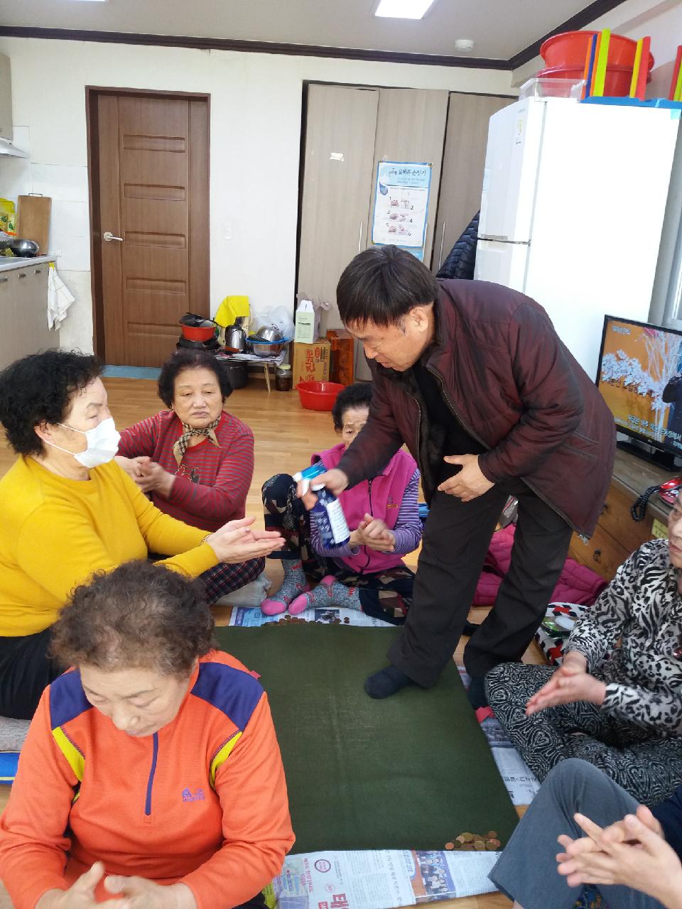 코로나19관련 경로당 소독