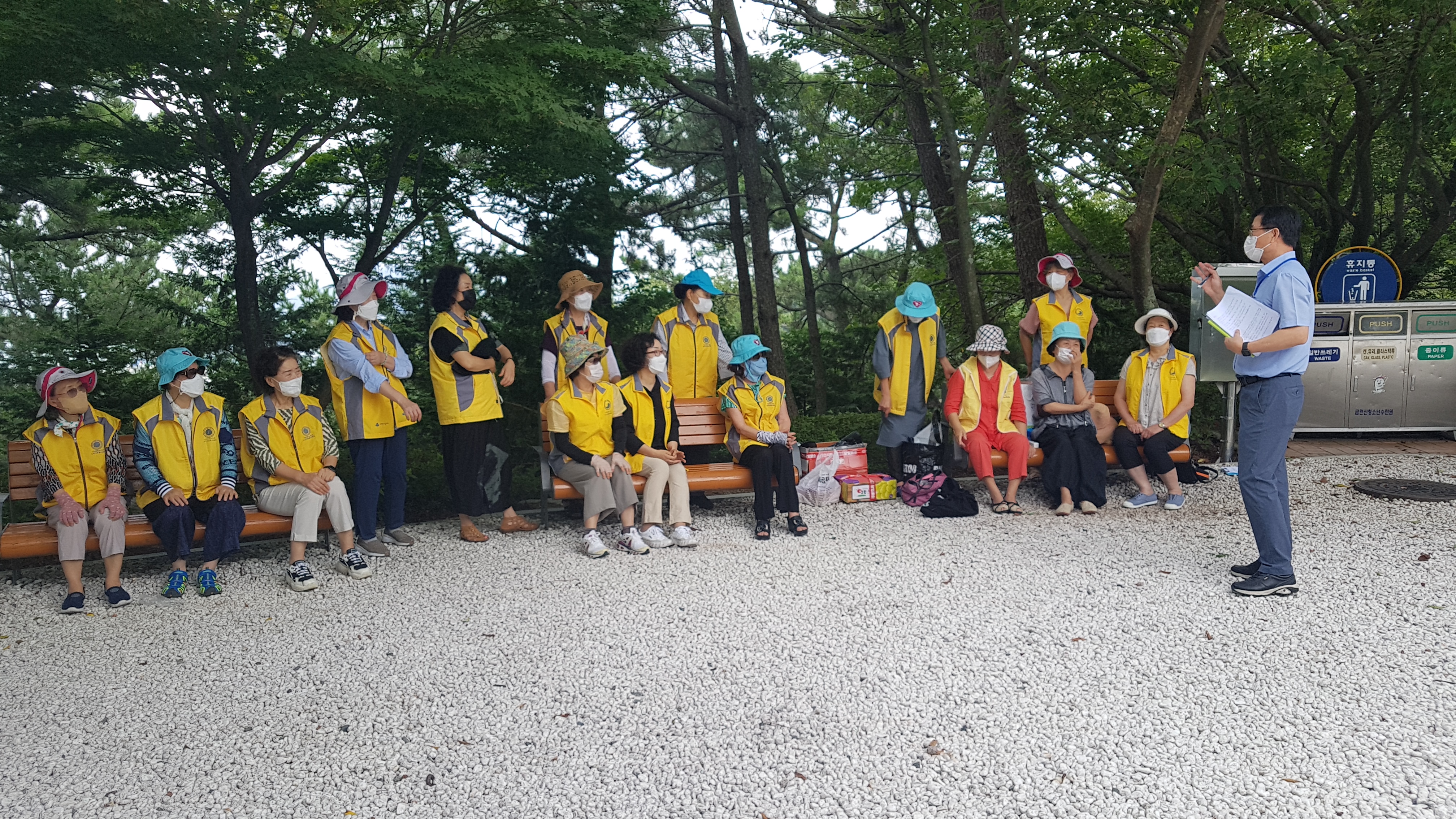 스마일 자원봉사클럽 금련산 수련원..