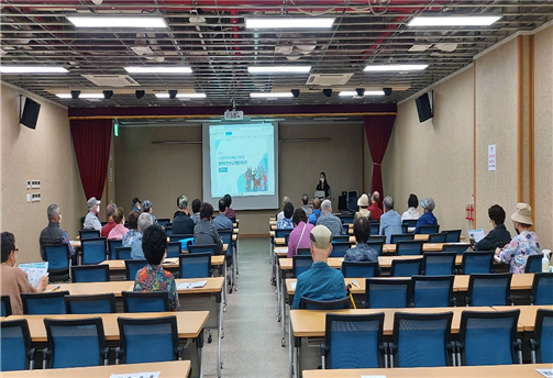 2021년 노인재능나눔활동 참여자..