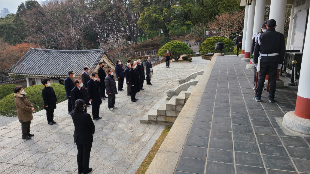 2021년 새해 충렬사 참배
